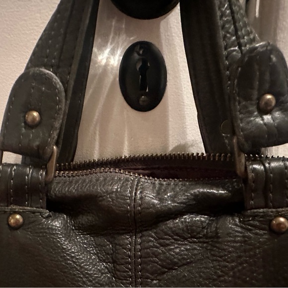 Zadig Voltaire gorgeous dark bottle green leather purse. - Picture 9 of 14